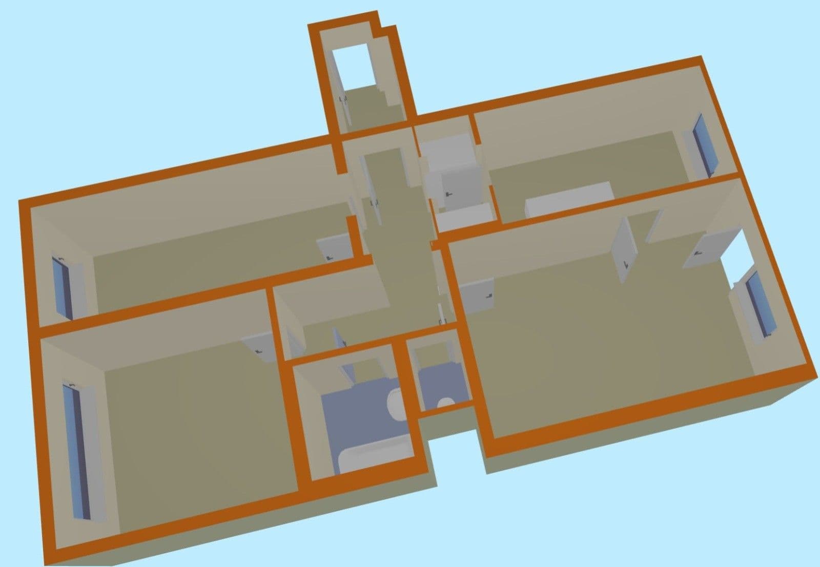 Pronájem bytu 3+1 70 m², Matúškova, Praha, Praha Pronájem bytu 3+1 70 m², Matúškova, Praha, Praha