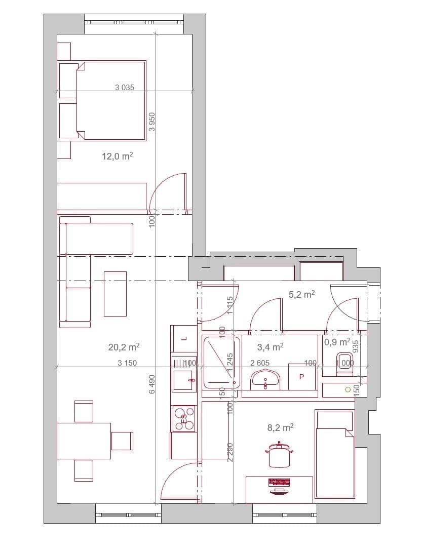 Pronájem bytu 3+kk 55 m², Masarykova, Roztoky, Středočeský kraj Pronájem bytu 3+kk 55 m², Masarykova, Roztoky, Středočeský kraj