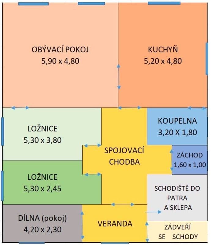 Prodej domu 120 m², pozemek 742 m², Riegrova, Golčův Jeníkov, Kraj Vysočina Prodej domu 120 m², pozemek 742 m², Riegrova, Golčův Jeníkov, Kraj Vysočina