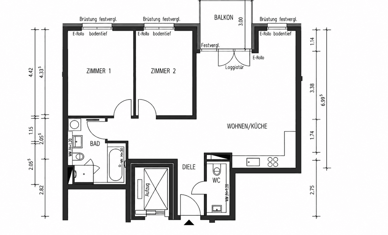 Prodej bytu 3+1 81 m², Berlin, Berlín Prodej bytu 3+1 81 m², Berlin, Berlín