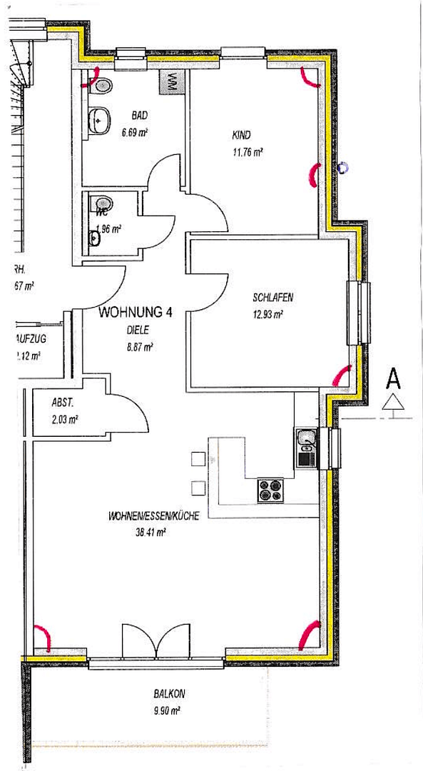Prodej bytu 3+1 85 m², Langwedel, Dolní Sasko Prodej bytu 3+1 85 m², Langwedel, Dolní Sasko