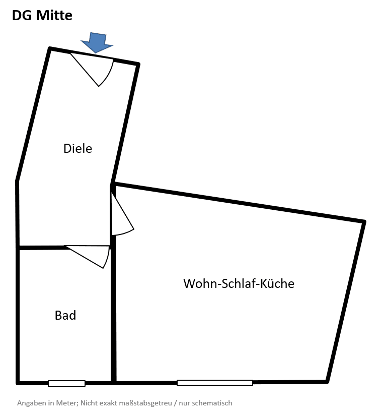 Pronájem bytu 1+kk 24 m², Agnesstr. 16, Essen, Severní Porýní-Vestfálsko Pronájem bytu 1+kk 24 m², Agnesstr. 16, Essen, Severní Porýní-Vestfálsko