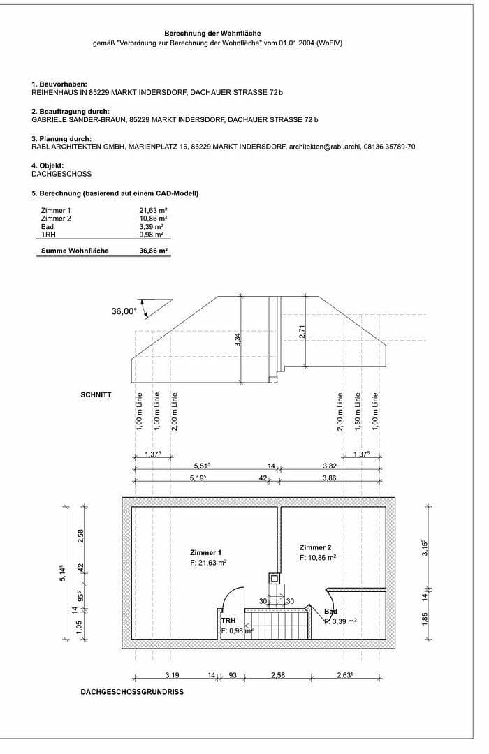 Prodej domu 160 m², pozemek 247 m², Dachauer Straße 72b, Markt Indersdorf, Bavorsko Prodej domu 160 m², pozemek 247 m², Dachauer Straße 72b, Markt Indersdorf, Bavorsko