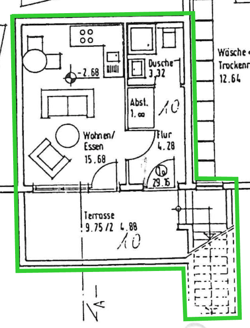 Pronájem bytu 1+1 29 m², Goldmorgenstraße 5, Limburg an der Lahn, Hessen Pronájem bytu 1+1 29 m², Goldmorgenstraße 5, Limburg an der Lahn, Hessen