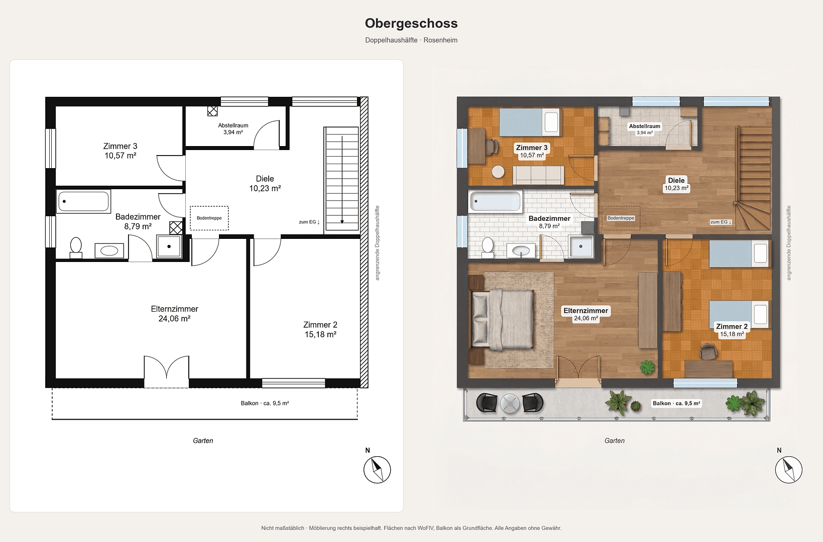 Prodej domu 151 m², pozemek 394 m², Rosenheim, Bavorsko Prodej domu 151 m², pozemek 394 m², Rosenheim, Bavorsko