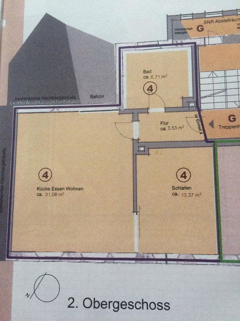 Prodej bytu 2+1 55 m², Äußere Sulzbacher Straße 132, Erlangen, Bavorsko Prodej bytu 2+1 55 m², Äußere Sulzbacher Straße 132, Erlangen, Bavorsko