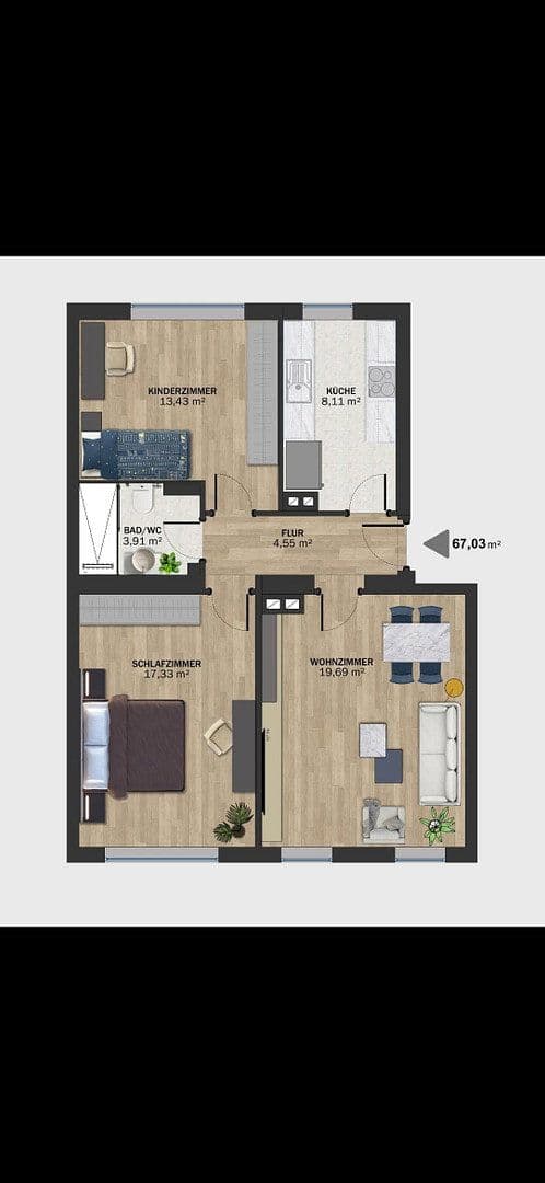 Prodej bytu 3+1 67 m², Siemensstraße 24, Nürnberg, Bavorsko Prodej bytu 3+1 67 m², Siemensstraße 24, Nürnberg, Bavorsko