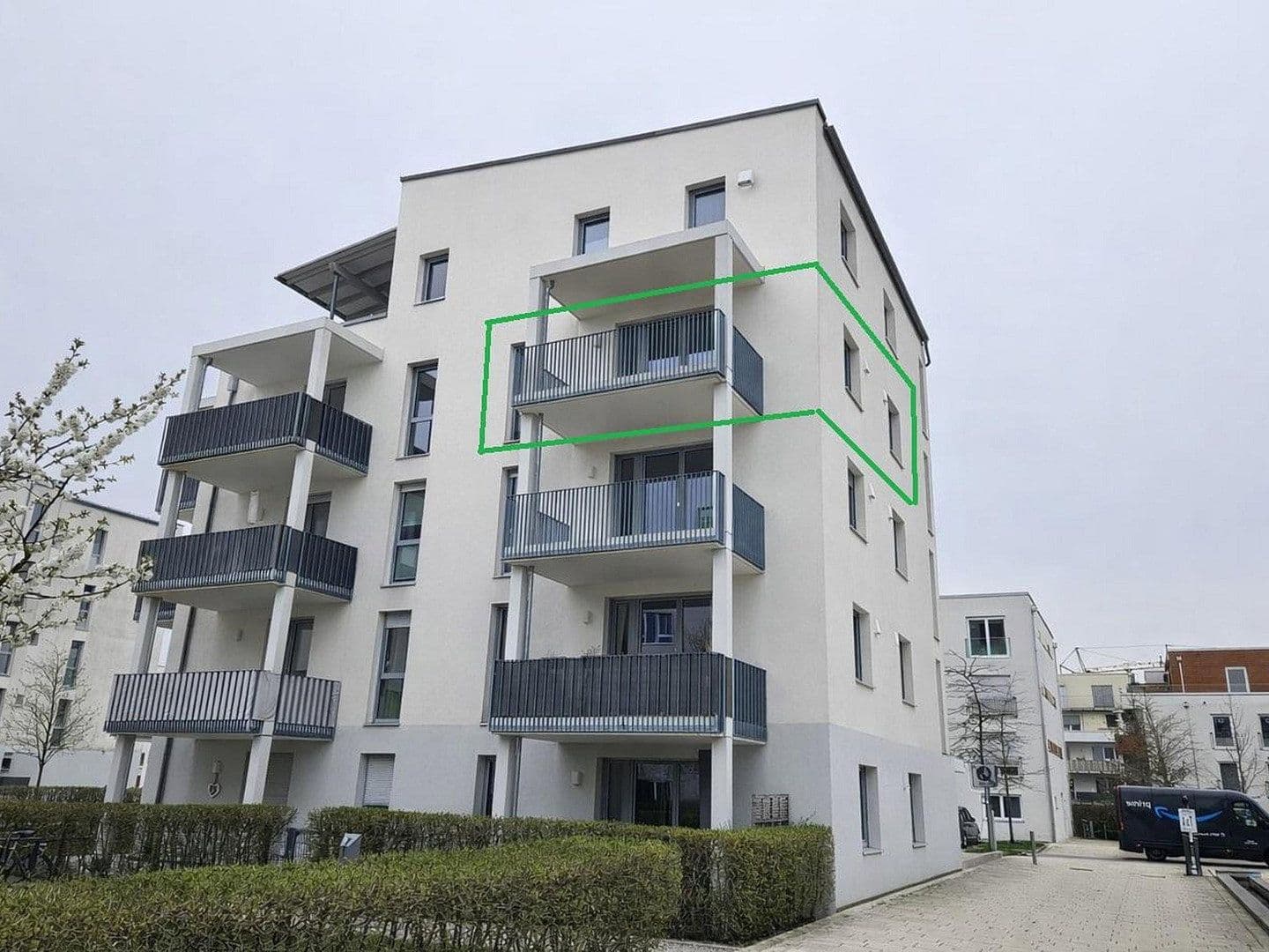 Pronájem bytu 2+1 60 m², Theresienbogen 23, Unterschleißheim, Bavorsko Pronájem bytu 2+1 60 m², Theresienbogen 23, Unterschleißheim, Bavorsko