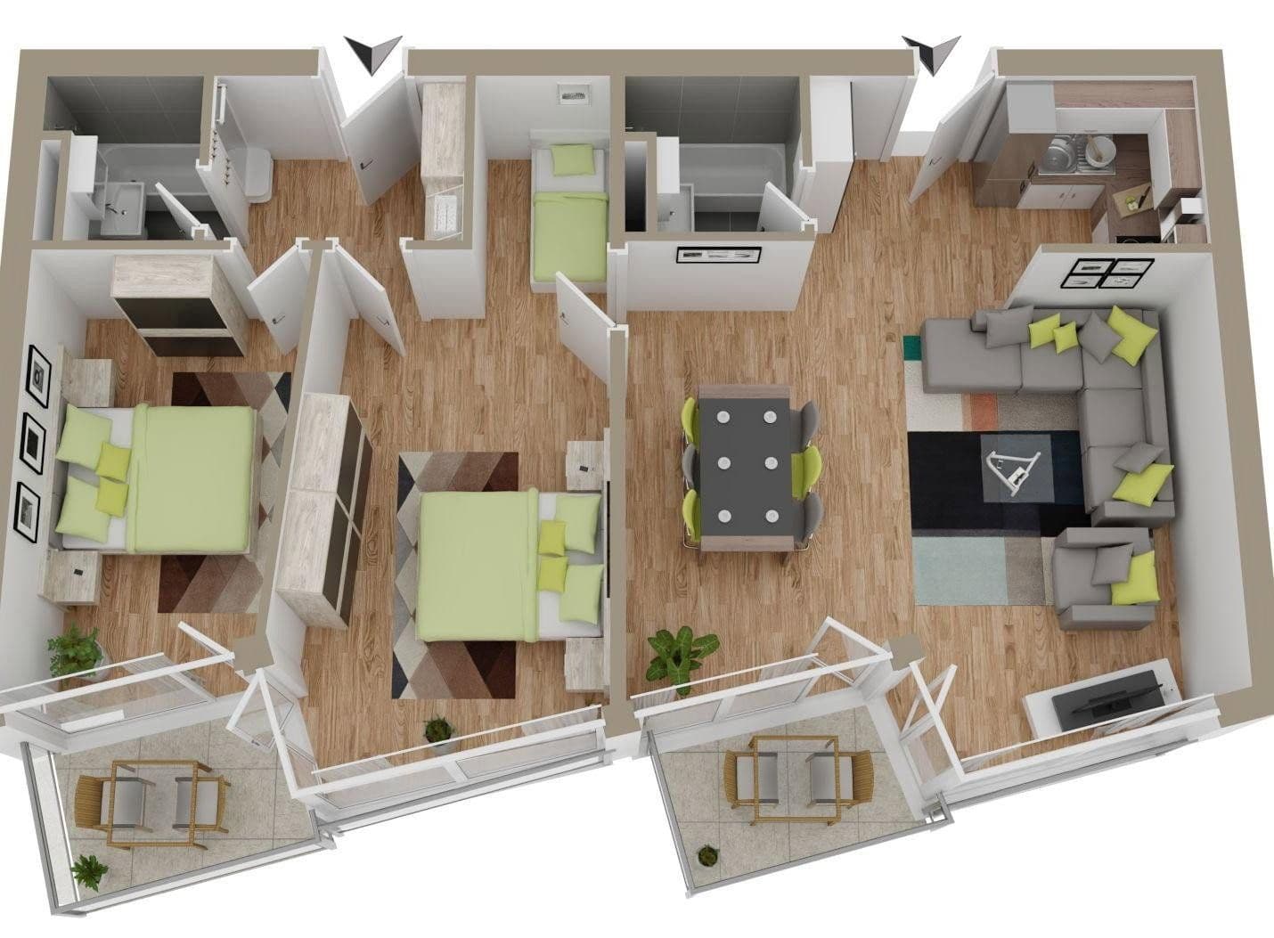 Prodej bytu 3+1 86 m², Schluchsee, Bádensko-Württembersko Prodej bytu 3+1 86 m², Schluchsee, Bádensko-Württembersko