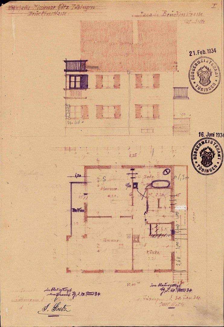 Prodej domu 198 m², pozemek 534 m², Brückenstraße 4, Tübingen, Bádensko-Württembersko Prodej domu 198 m², pozemek 534 m², Brückenstraße 4, Tübingen, Bádensko-Württembersko