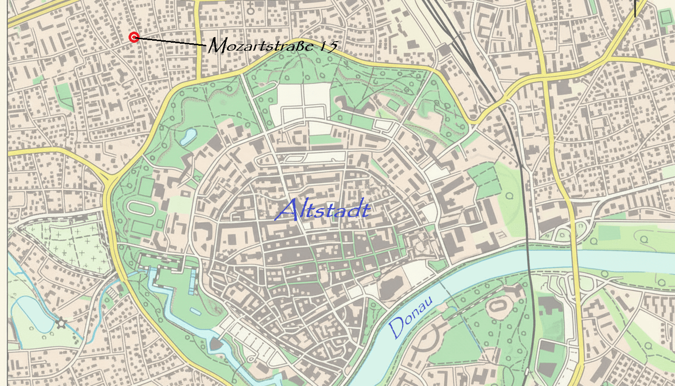 Prodej pozemku 837 m², Mozartstr. 15, Ingolstadt, Bavorsko Prodej pozemku 837 m², Mozartstr. 15, Ingolstadt, Bavorsko