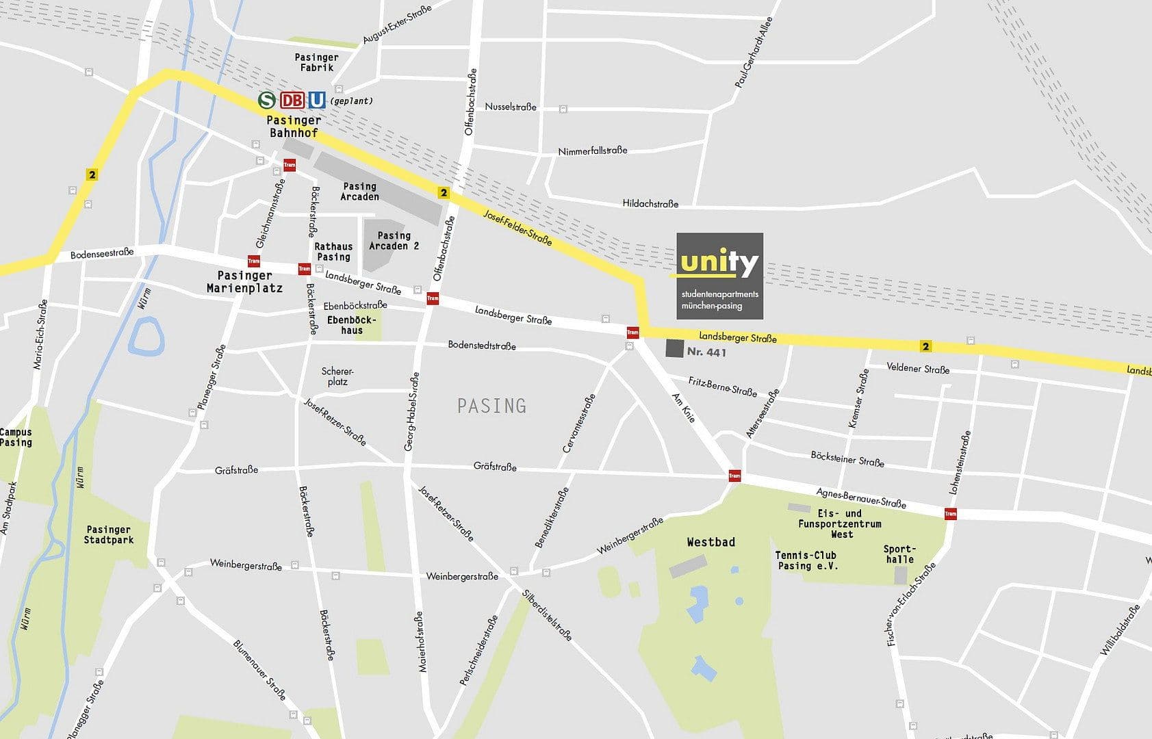 Pronájem bytu 1+1 20 m², Landsberger Strasse 441, München, Bavorsko Pronájem bytu 1+1 20 m², Landsberger Strasse 441, München, Bavorsko