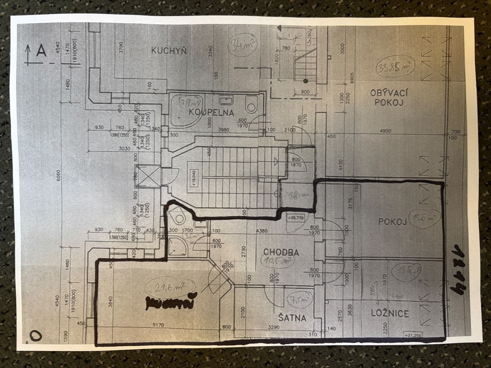 Pronájem bytu 3+kk 79 m², Milešovská, Praha, Praha Pronájem bytu 3+kk 79 m², Milešovská, Praha, Praha