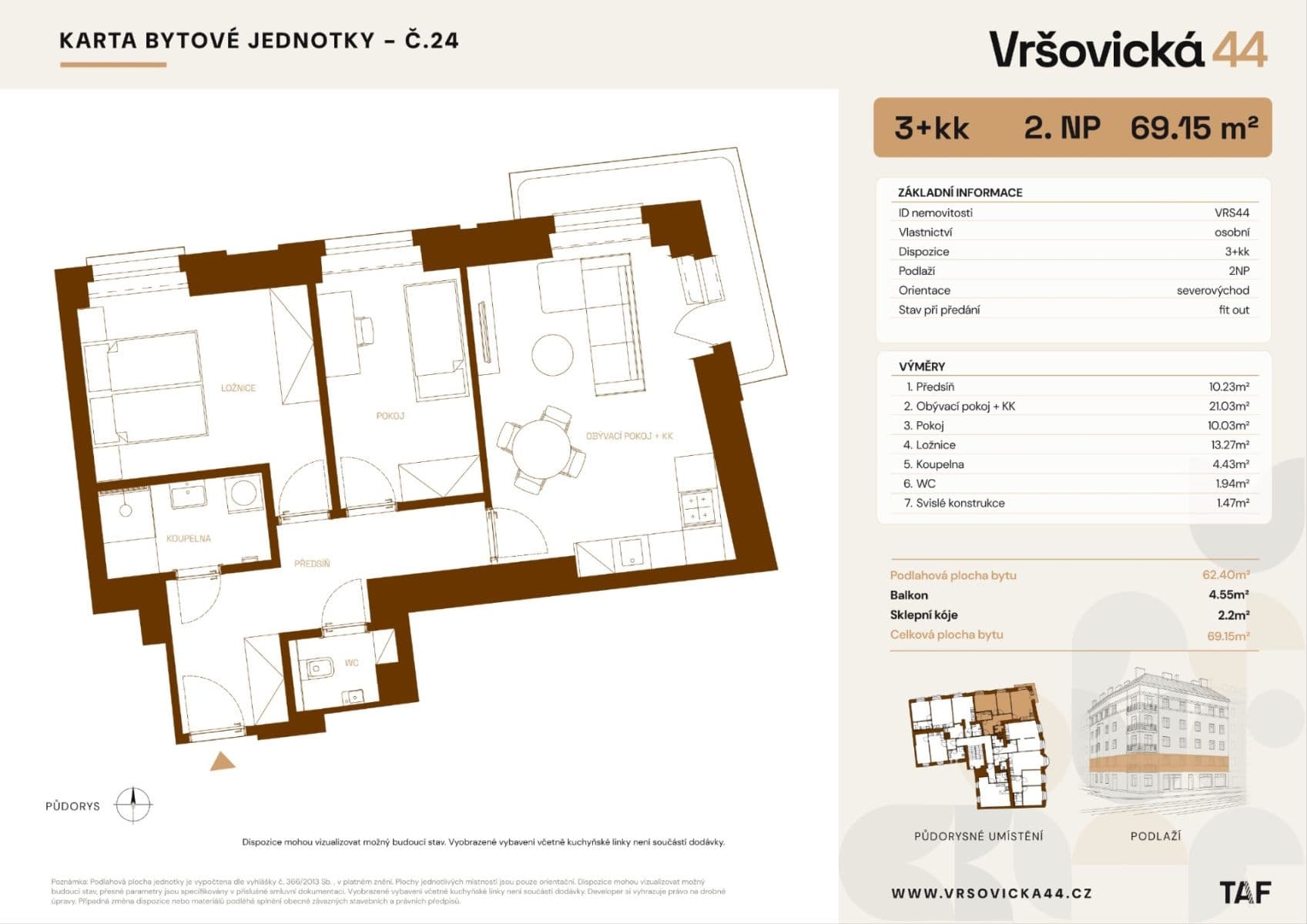 Prodej bytu 3+kk 69 m², Vršovická, Praha, Praha Prodej bytu 3+kk 69 m², Vršovická, Praha, Praha