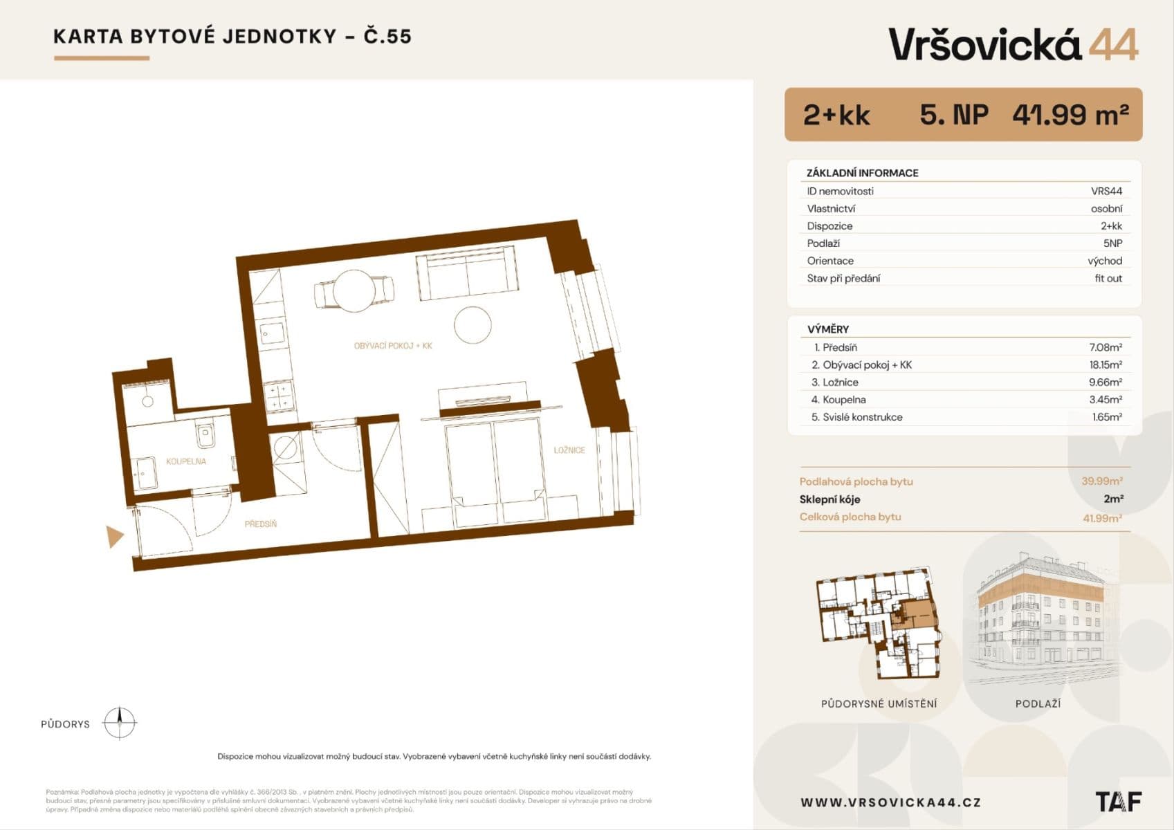 Prodej bytu 2+kk 42 m², Vršovická, Praha, Praha Prodej bytu 2+kk 42 m², Vršovická, Praha, Praha