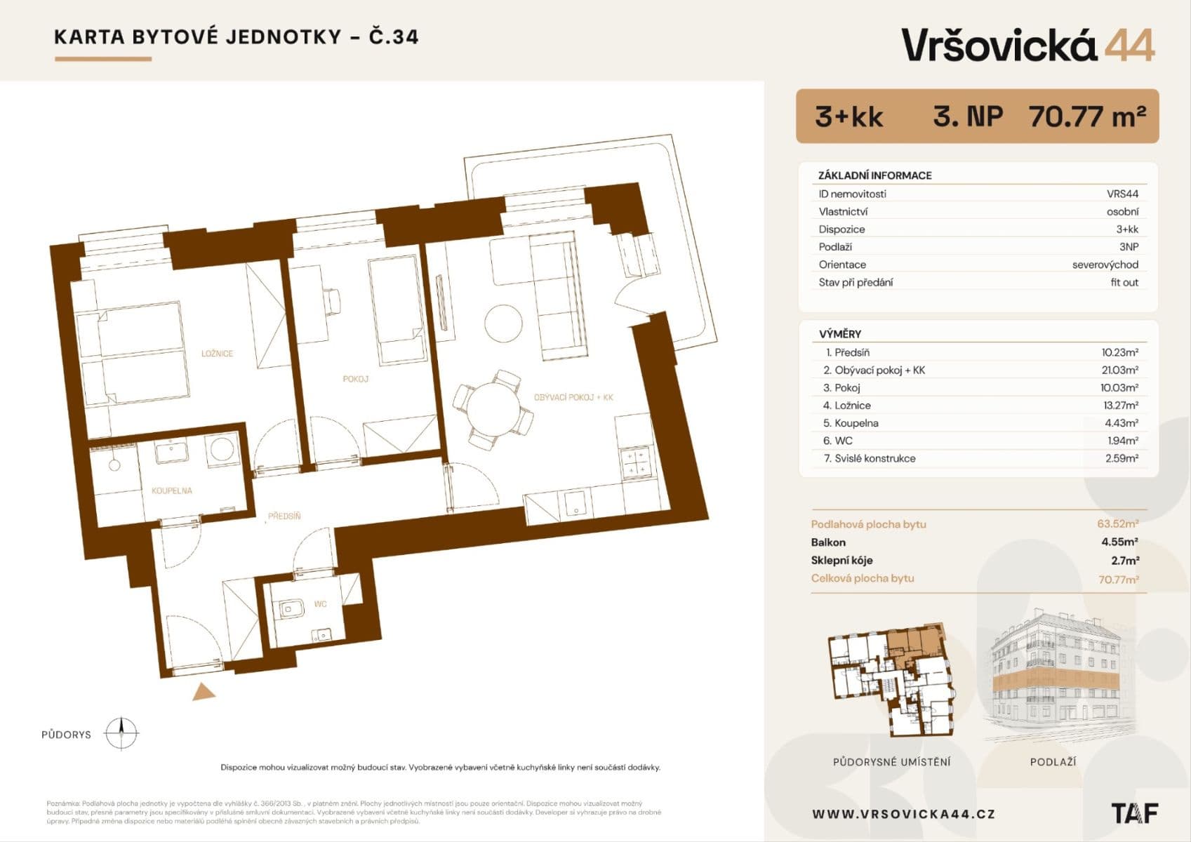Prodej bytu 3+kk 71 m², Vršovická, Praha, Praha Prodej bytu 3+kk 71 m², Vršovická, Praha, Praha