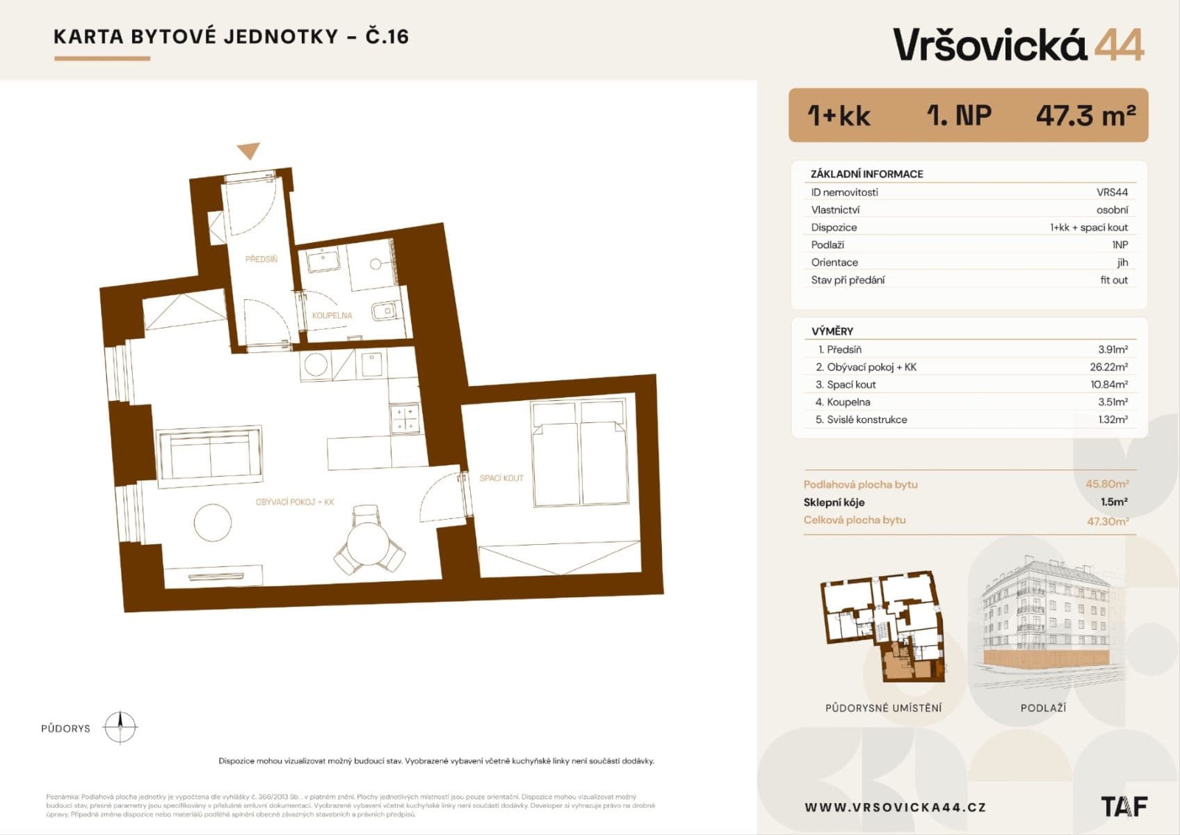 Prodej bytu 1+kk 47 m², Vršovická, Praha, Praha Prodej bytu 1+kk 47 m², Vršovická, Praha, Praha