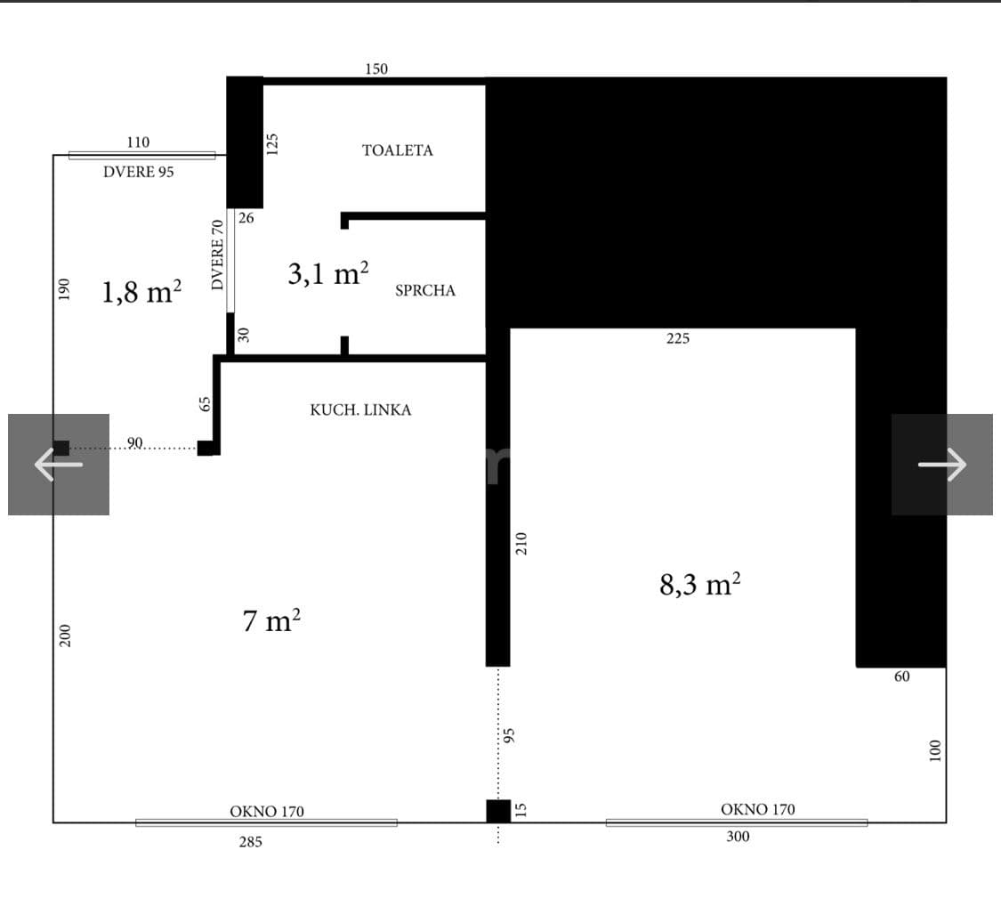 Pronájem bytu 1+kk 21 m², Dělnická, Praha, Praha Pronájem bytu 1+kk 21 m², Dělnická, Praha, Praha