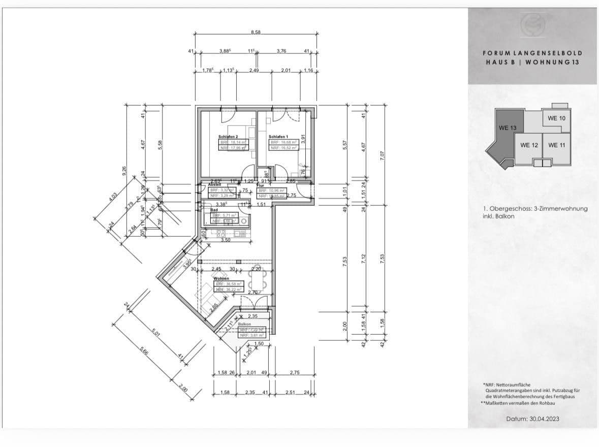 Pronájem bytu 3+1 94 m², Friedrichstraße 8a, Langenselbold, Hessen Pronájem bytu 3+1 94 m², Friedrichstraße 8a, Langenselbold, Hessen