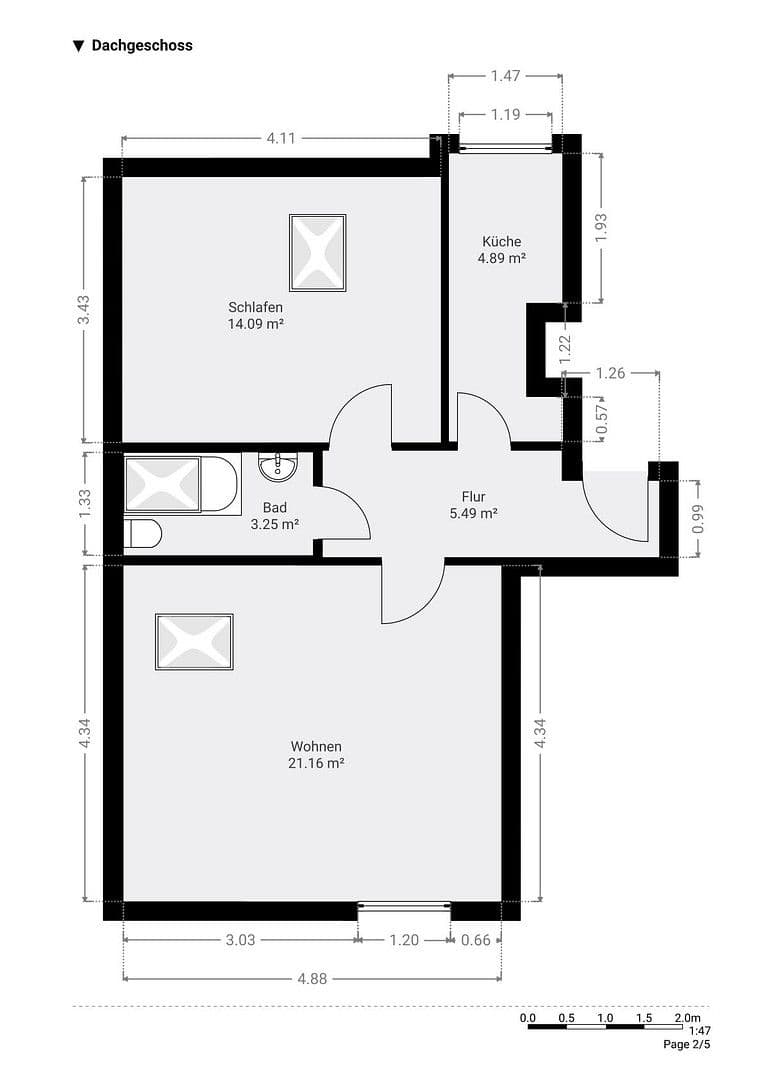 Prodej bytu 2+1 44 m², Frankfurt am Main, Hessen Prodej bytu 2+1 44 m², Frankfurt am Main, Hessen