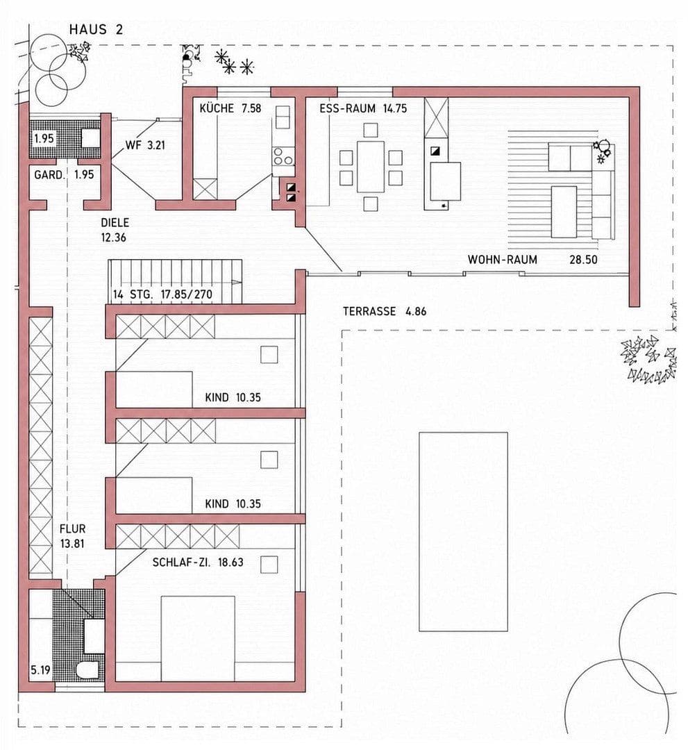 Prodej domu 140 m², pozemek 525 m², Krailling, Bavorsko Prodej domu 140 m², pozemek 525 m², Krailling, Bavorsko