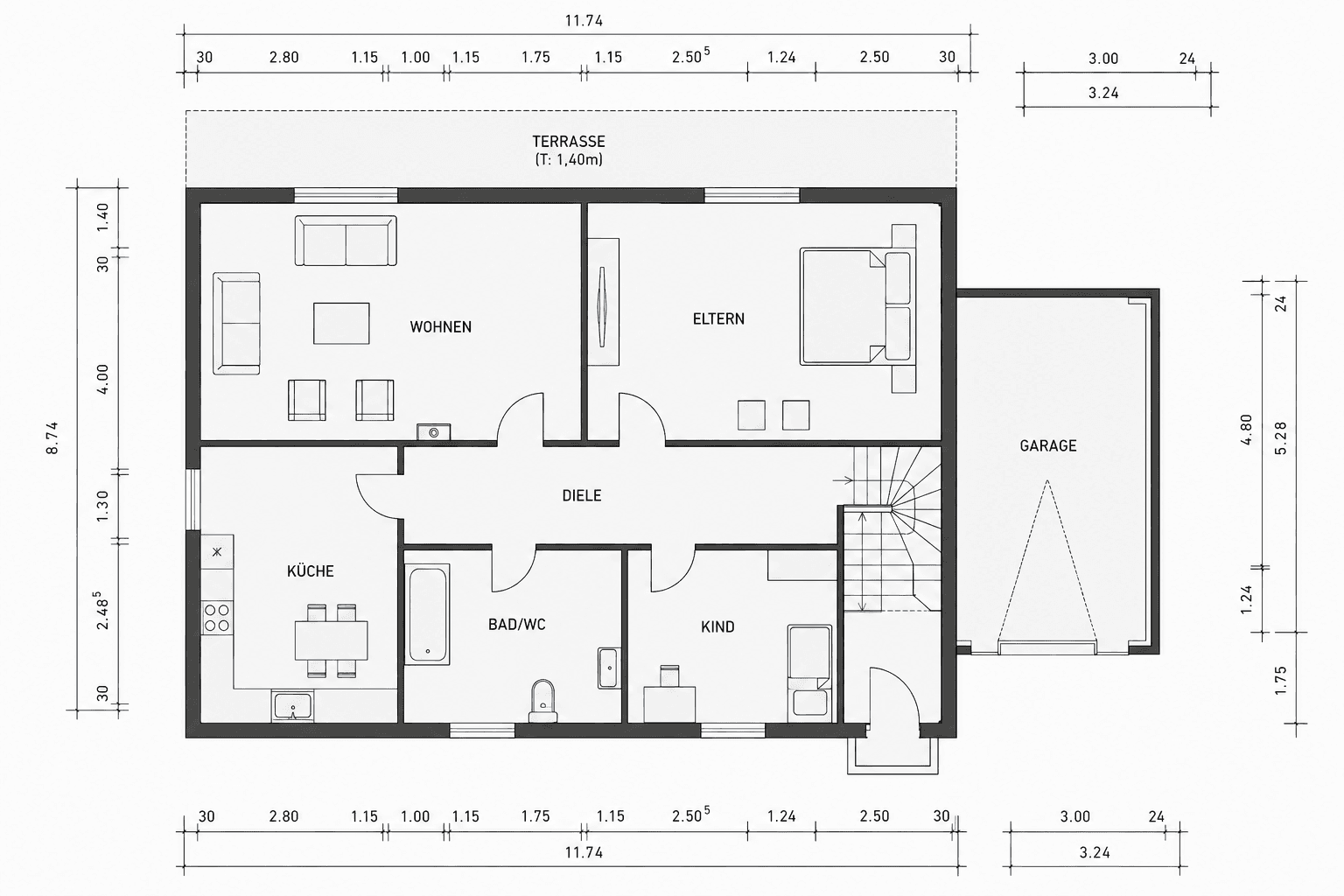Prodej domu 170 m², pozemek 1.467 m², Am Mühlbach 33, Halblech, Bavorsko Prodej domu 170 m², pozemek 1.467 m², Am Mühlbach 33, Halblech, Bavorsko