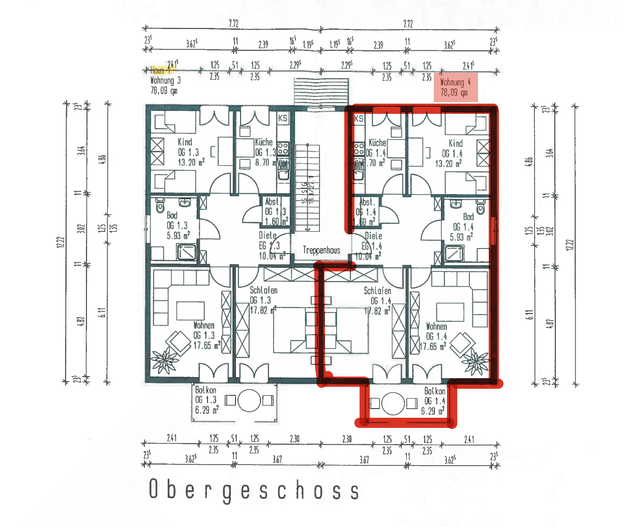 Pronájem bytu 3+1 79 m², Neunburgerstraße 20, Stamsried, Bavorsko Pronájem bytu 3+1 79 m², Neunburgerstraße 20, Stamsried, Bavorsko