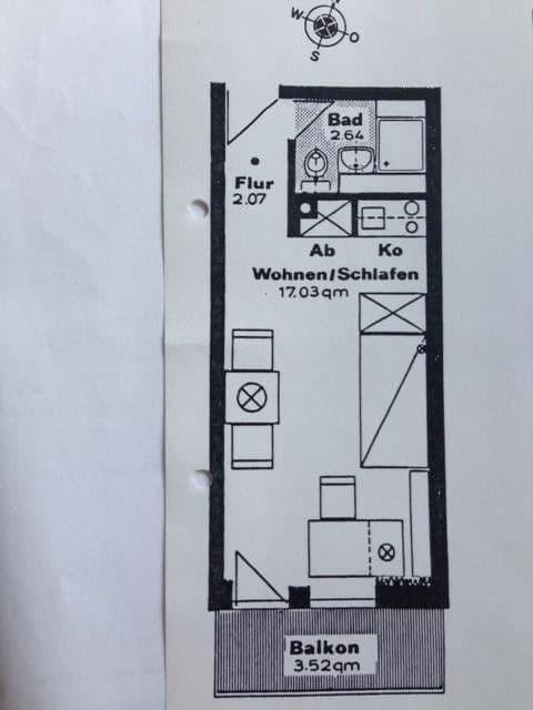 Prodej bytu 1+1 23 m², Im Münchfeld 33, Mainz, Porýní-Falc Prodej bytu 1+1 23 m², Im Münchfeld 33, Mainz, Porýní-Falc