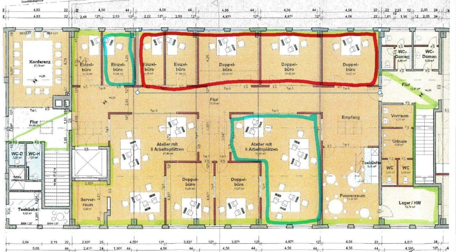 Pronájem kanceláře 400 m², Holstenkamp 46a, Hamburg, Hamburg Pronájem kanceláře 400 m², Holstenkamp 46a, Hamburg, Hamburg