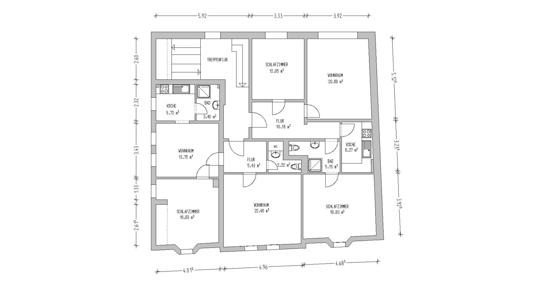 Pronájem bytu 3+1 70 m², Bahnhofstr. 2, Bad Schwartau, Šlesvicko-Holštýnsko Pronájem bytu 3+1 70 m², Bahnhofstr. 2, Bad Schwartau, Šlesvicko-Holštýnsko