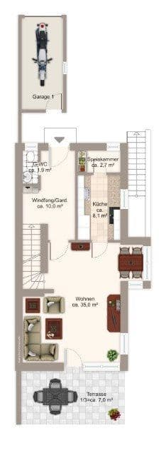 Pronájem domu 160 m², pozemek 400 m², Münchener Str.47, Sauerlach, Bavorsko Pronájem domu 160 m², pozemek 400 m², Münchener Str.47, Sauerlach, Bavorsko