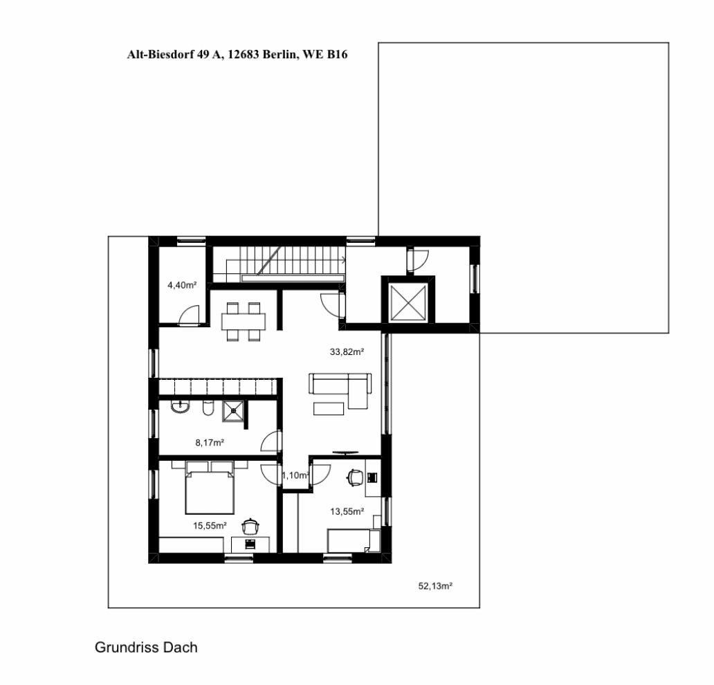 Pronájem bytu 3+1 89 m², Alt-Biesdorf 49A, Berlin, Berlín Pronájem bytu 3+1 89 m², Alt-Biesdorf 49A, Berlin, Berlín