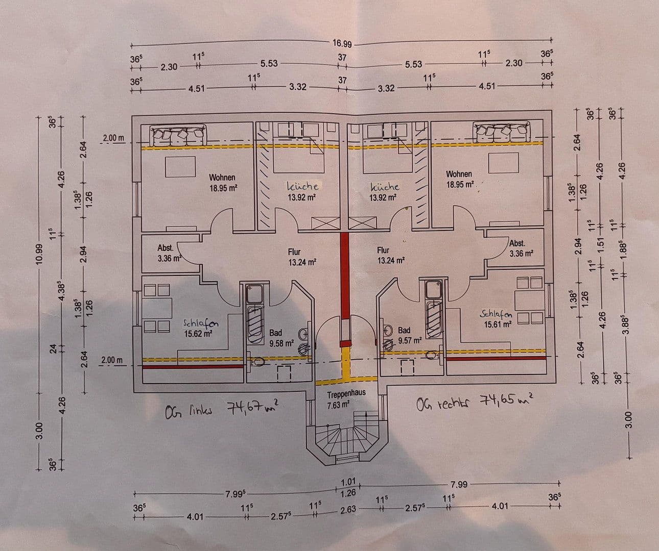 Pronájem bytu 5+1 118 m², Saterland - Seelterlound, Dolní Sasko Pronájem bytu 5+1 118 m², Saterland - Seelterlound, Dolní Sasko