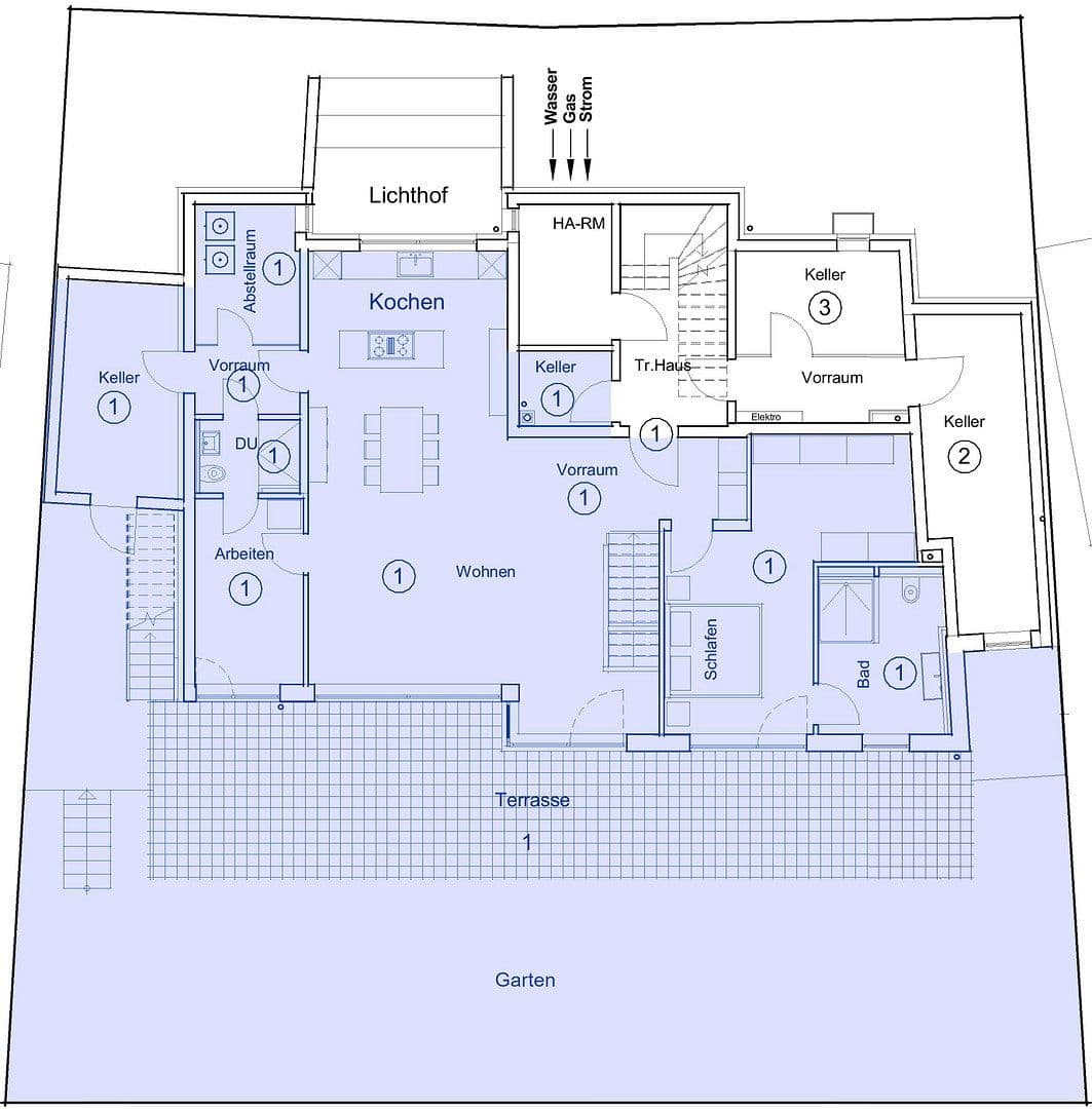 Prodej bytu 6+1 192 m², Am Hang 17, Wiesloch, Bádensko-Württembersko Prodej bytu 6+1 192 m², Am Hang 17, Wiesloch, Bádensko-Württembersko
