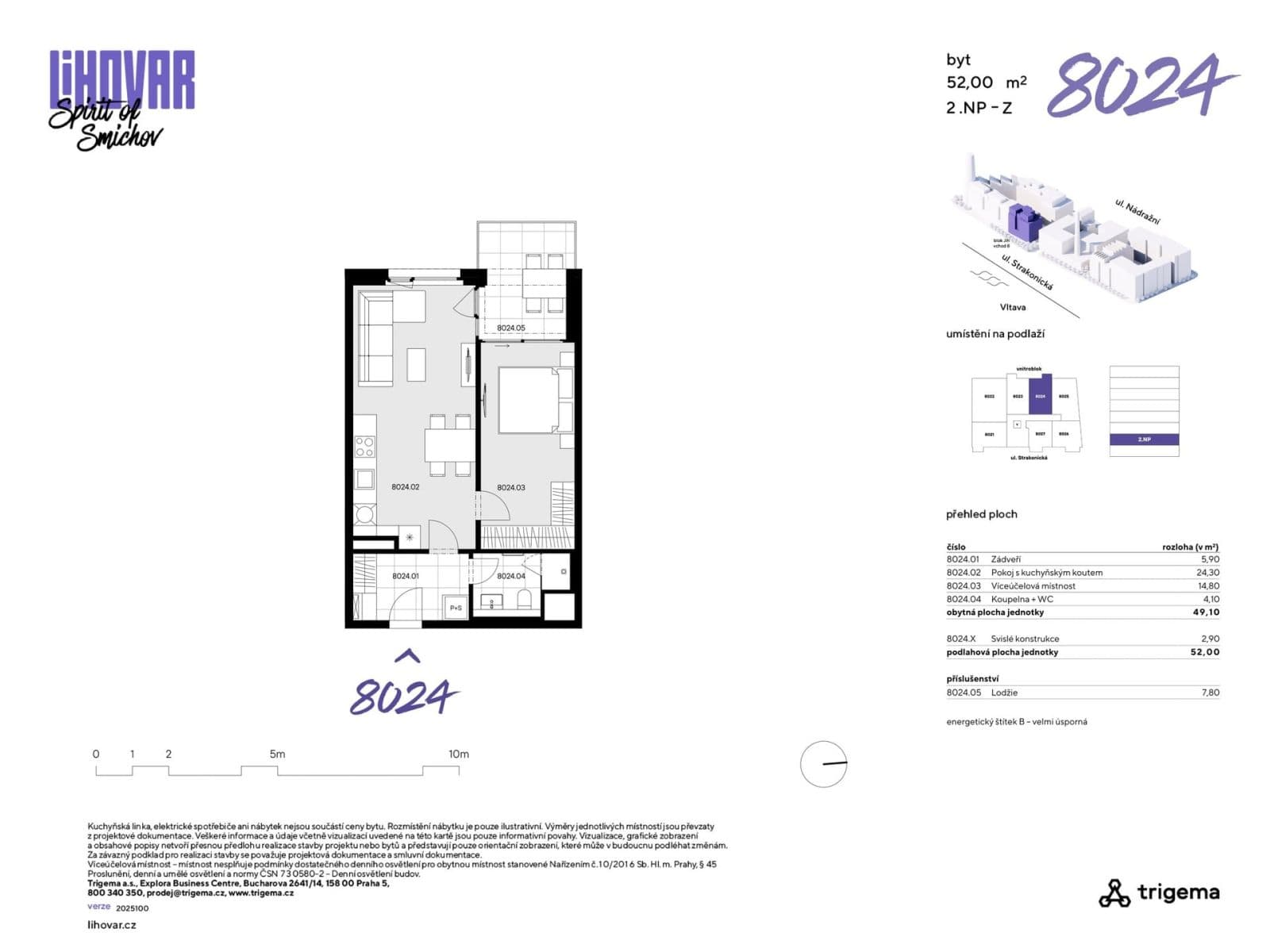 Prodej bytu 2+kk 49 m², Nádražní, Praha, Praha Prodej bytu 2+kk 49 m², Nádražní, Praha, Praha
