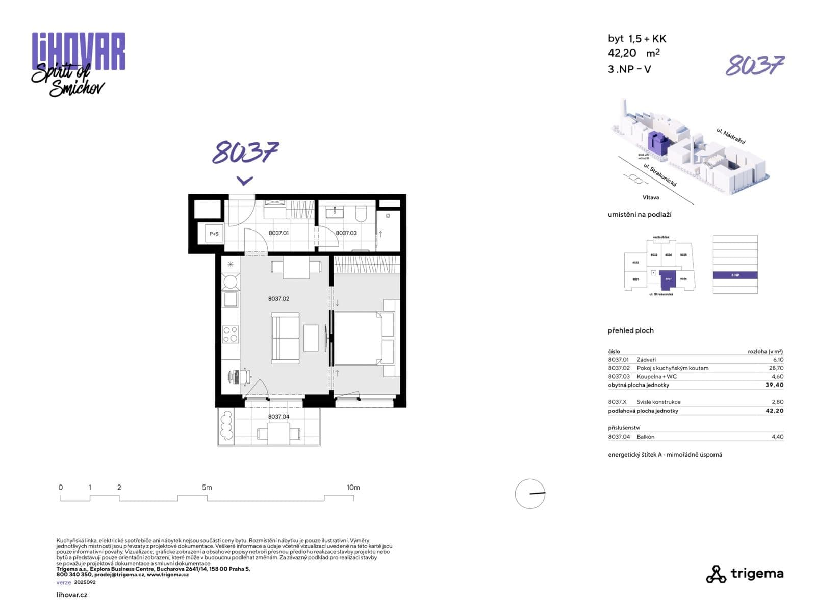 Prodej bytu 1+kk 39 m², Nádražní, Praha, Praha Prodej bytu 1+kk 39 m², Nádražní, Praha, Praha