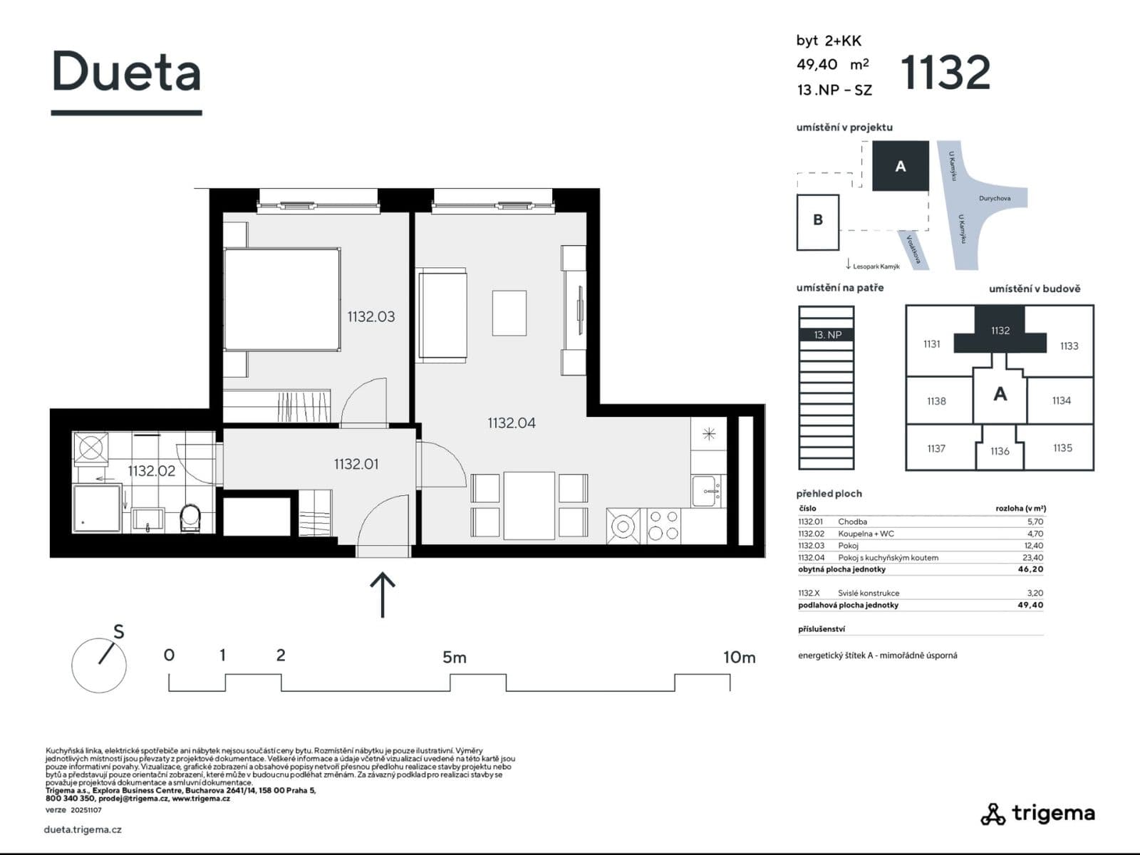 Prodej bytu 2+kk 46 m², Vosátkova, Praha, Praha Prodej bytu 2+kk 46 m², Vosátkova, Praha, Praha