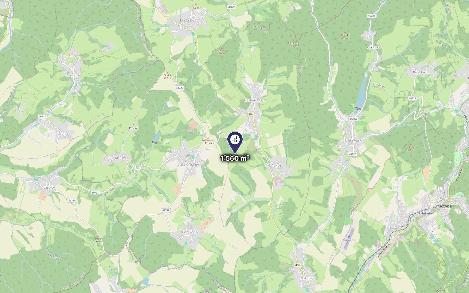 Prodej pozemku 1.793 m², Hřivínův Újezd, Zlínský kraj Prodej pozemku 1.793 m², Hřivínův Újezd, Zlínský kraj