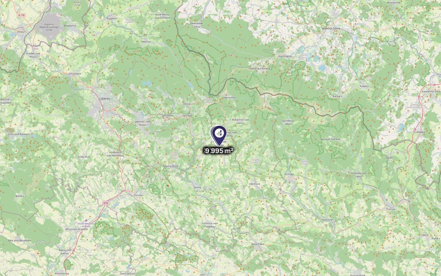Prodej pozemku 2.612 m², Vysoké nad Jizerou, Liberecký kraj Prodej pozemku 2.612 m², Vysoké nad Jizerou, Liberecký kraj