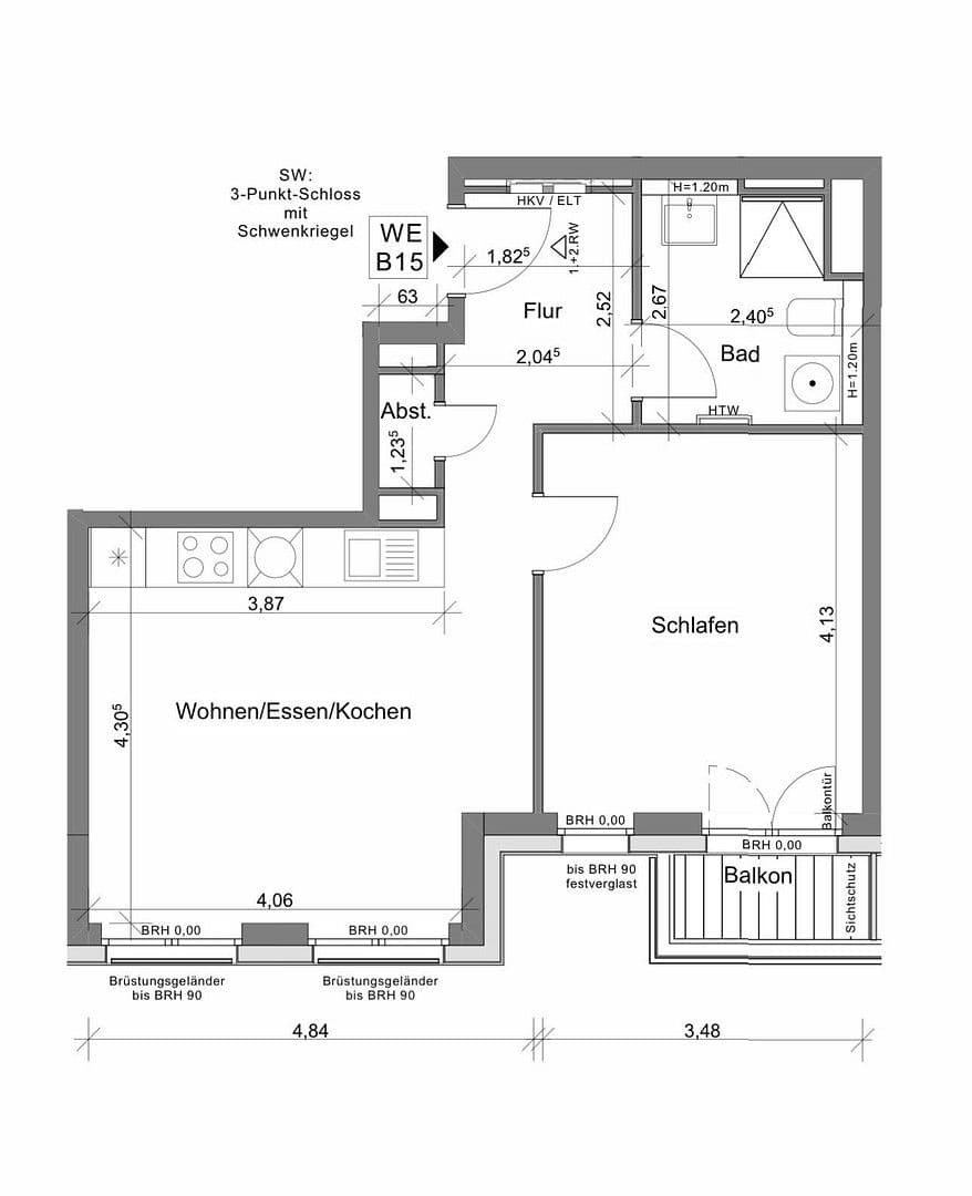 Pronájem bytu 2+1 50 m², Berlin, Berlín Pronájem bytu 2+1 50 m², Berlin, Berlín