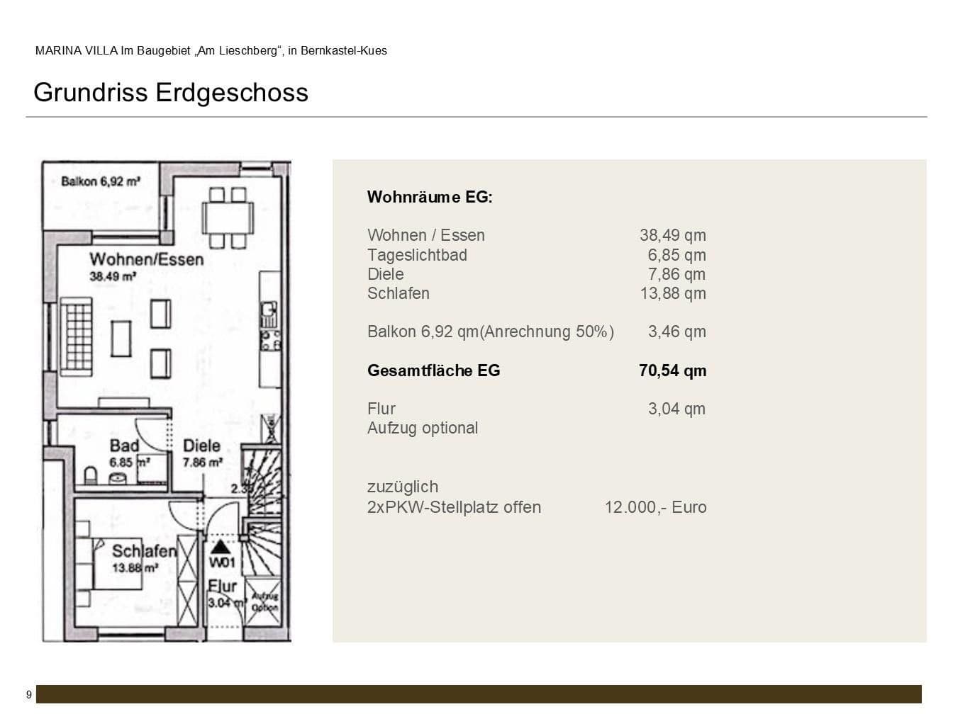 Pronájem bytu 3+kk 142 m², Am Lieschberg 44, Bernkastel-Kues, Porýní-Falc Pronájem bytu 3+kk 142 m², Am Lieschberg 44, Bernkastel-Kues, Porýní-Falc
