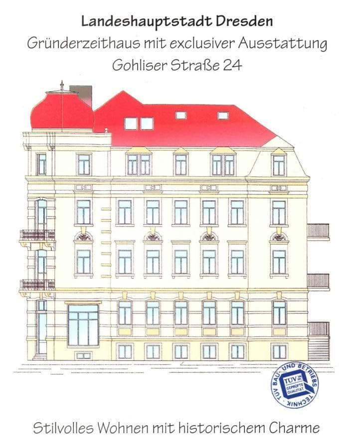 Prodej bytu 2+1 54 m², Gohliser Straße 24, 01159 Dresden, Dresden, Sasko Prodej bytu 2+1 54 m², Gohliser Straße 24, 01159 Dresden, Dresden, Sasko