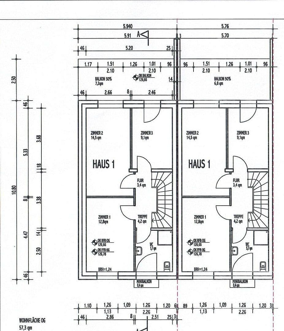 Prodej domu 150 m², pozemek 159 m², Gründau, Hessen Prodej domu 150 m², pozemek 159 m², Gründau, Hessen
