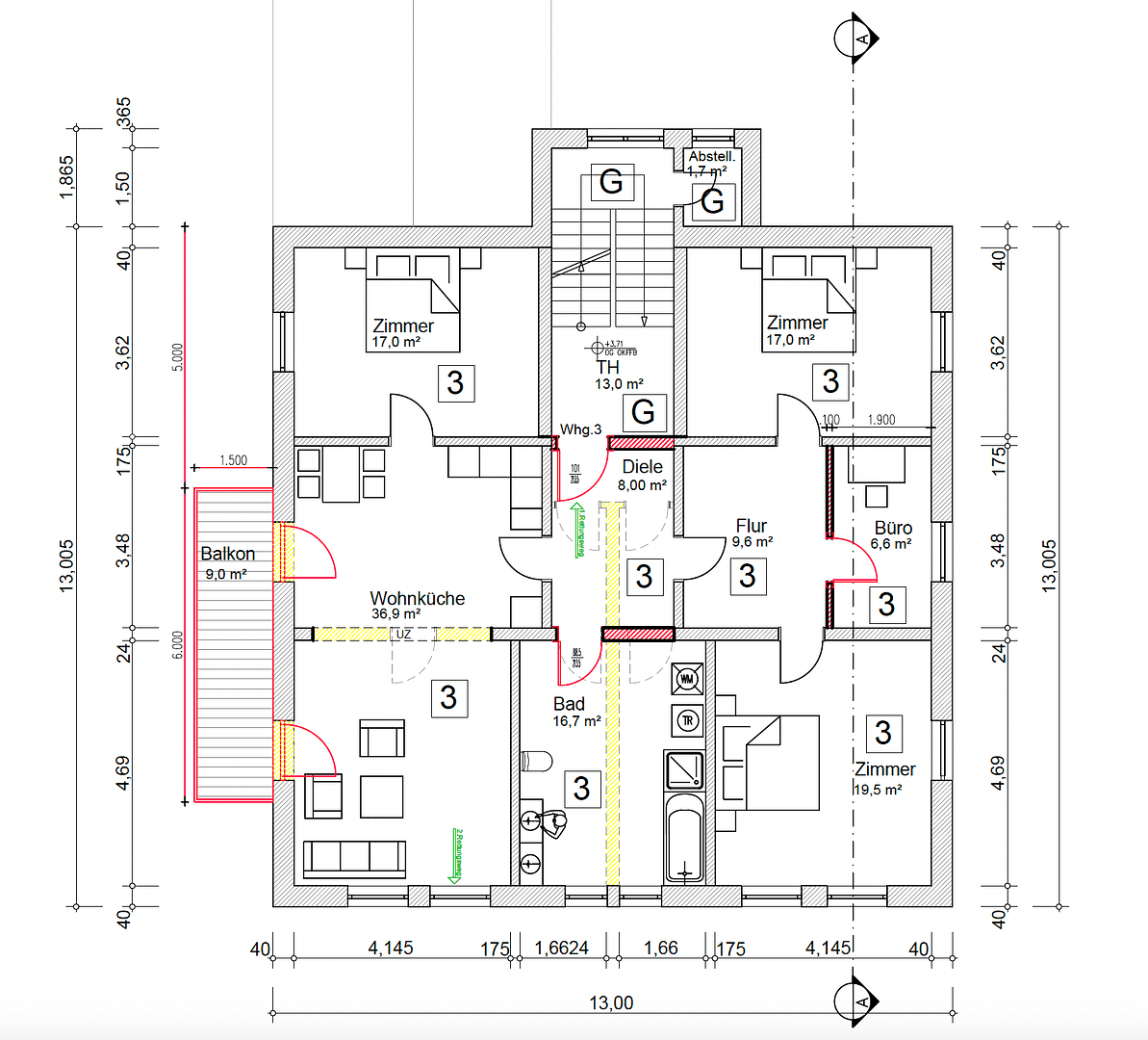 Prodej bytu 5+1 130 m², Querenburgerstrasse, Bochm, Severní Porýní-Vestfálsko Prodej bytu 5+1 130 m², Querenburgerstrasse, Bochm, Severní Porýní-Vestfálsko