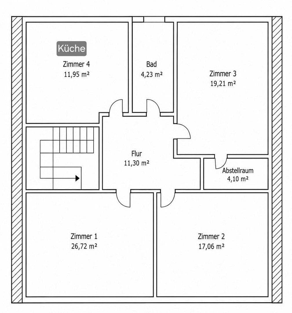 Pronájem bytu 3+1 90 m², Wesel, Severní Porýní-Vestfálsko Pronájem bytu 3+1 90 m², Wesel, Severní Porýní-Vestfálsko