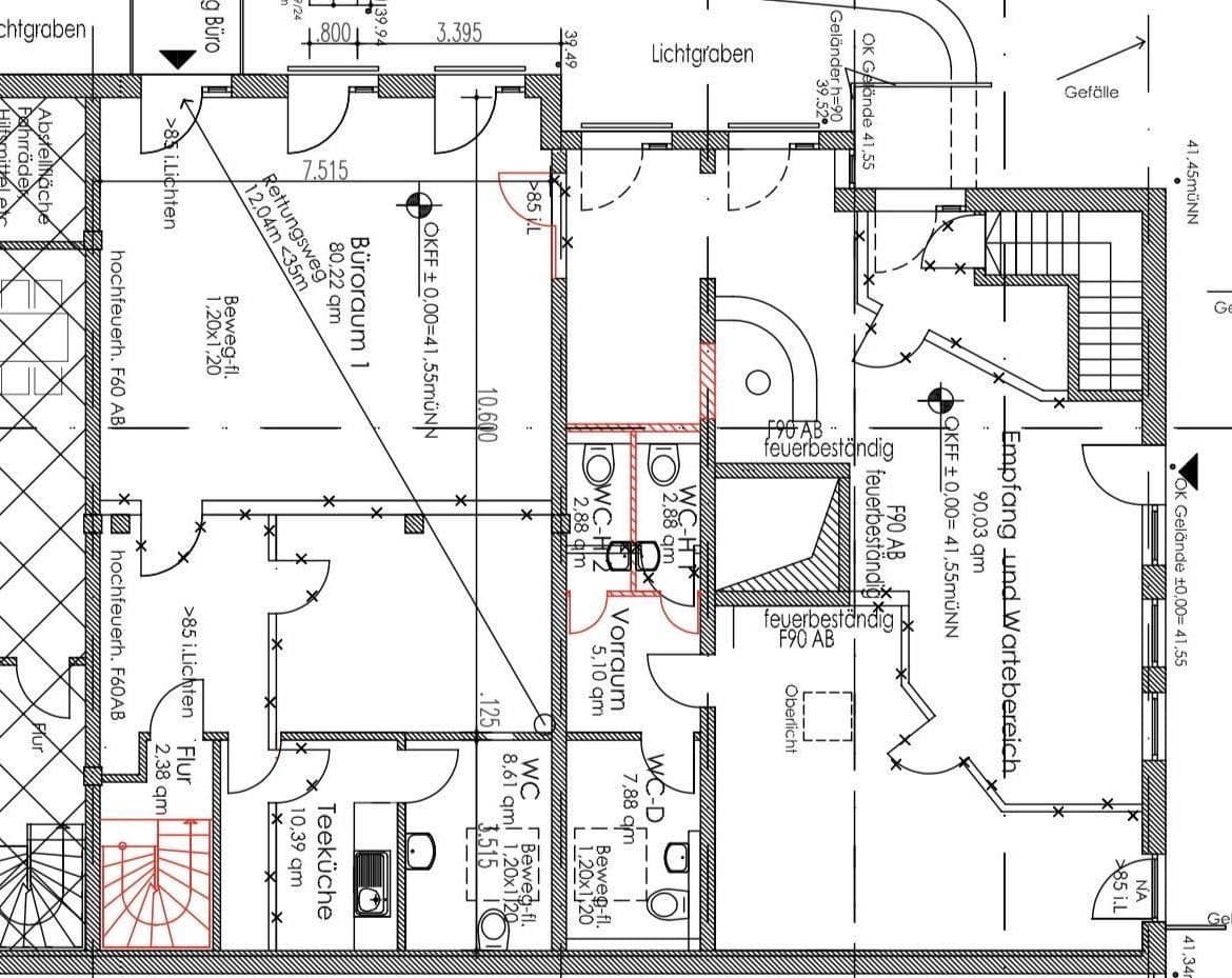 Pronájem kanceláře 400 m², Harffstr 109b, Düsseldorf, Severní Porýní-Vestfálsko Pronájem kanceláře 400 m², Harffstr 109b, Düsseldorf, Severní Porýní-Vestfálsko