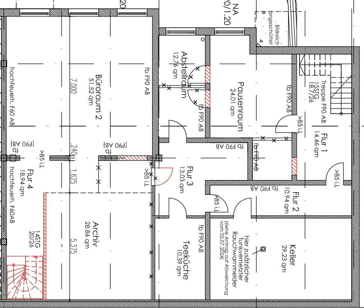 Pronájem kanceláře 400 m², Harffstr 109b, Düsseldorf, Severní Porýní-Vestfálsko Pronájem kanceláře 400 m², Harffstr 109b, Düsseldorf, Severní Porýní-Vestfálsko