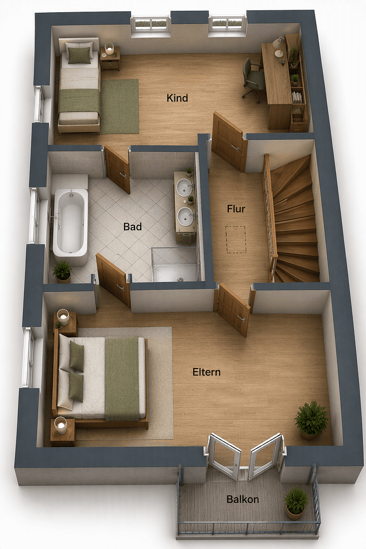Prodej domu 135 m², pozemek 308 m², Landshut, Bavorsko Prodej domu 135 m², pozemek 308 m², Landshut, Bavorsko