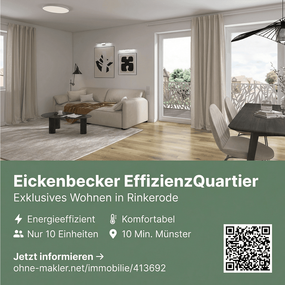 Pronájem bytu 3+kk 109 m², Eickenbecker Straße 1-3, Drensteinfurt, Severní Porýní-Vestfálsko Pronájem bytu 3+kk 109 m², Eickenbecker Straße 1-3, Drensteinfurt, Severní Porýní-Vestfálsko