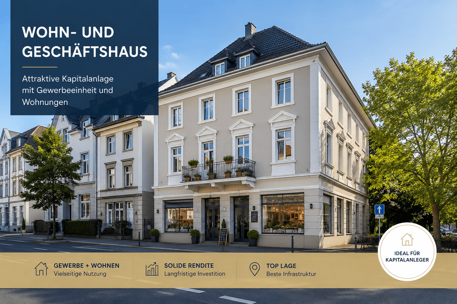 Prodej domu 1.780 m², pozemek 1.162 m², Konstantinplatz.5, Nordrhein-Westfalen - Mönchengladbach, Severní Porýní-Vestfálsko Prodej domu 1.780 m², pozemek 1.162 m², Konstantinplatz.5, Nordrhein-Westfalen - Mönchengladbach, Severní Porýní-Vestfálsko